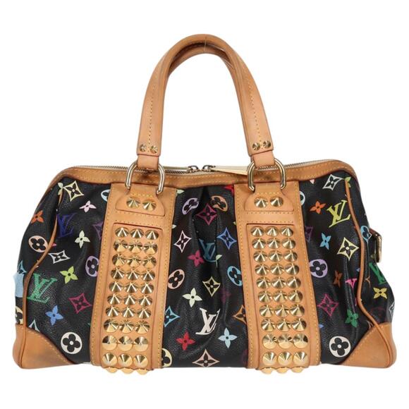 LOUIS VUITTON Monogram Multicolor Courtney MM Bag Black M45642 - Picture 3 of 16